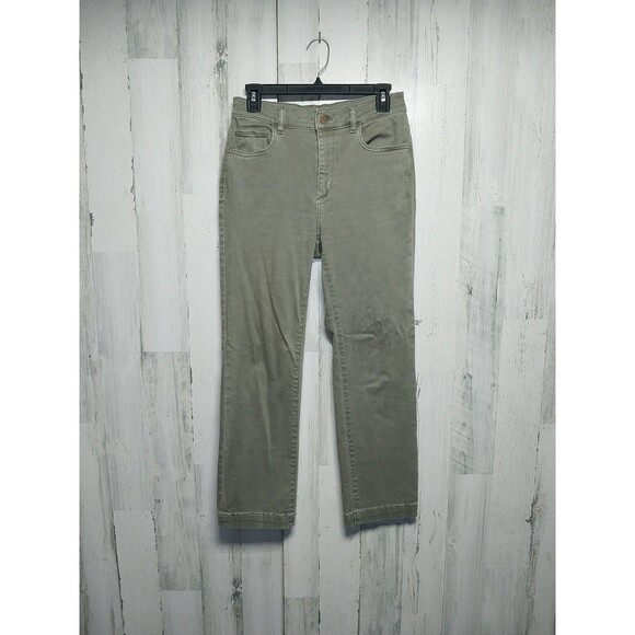 DL1961 Jeans Women's Size 27 Green Straight Leg - Picture 1 of 12